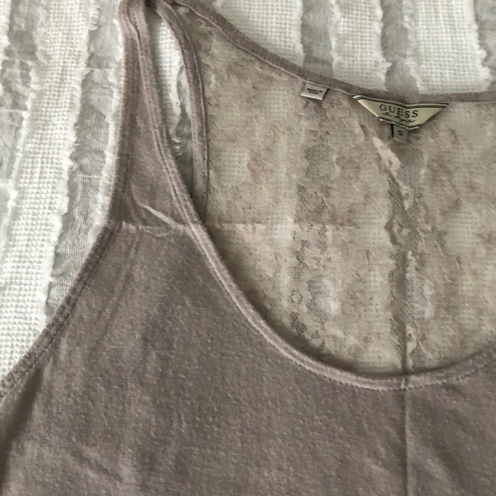 GUESS LACE BACK TANK